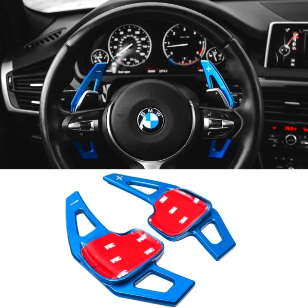 Set 2 Buc Padele Volan Compatibil Bmw Seria 5 F10 2014-2016 8047 Albastru